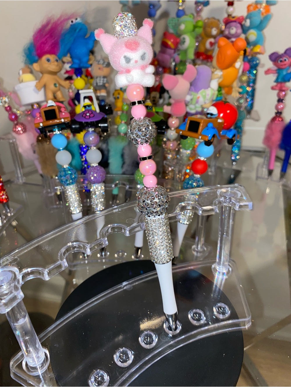 Kuromi bedazzled ink pen